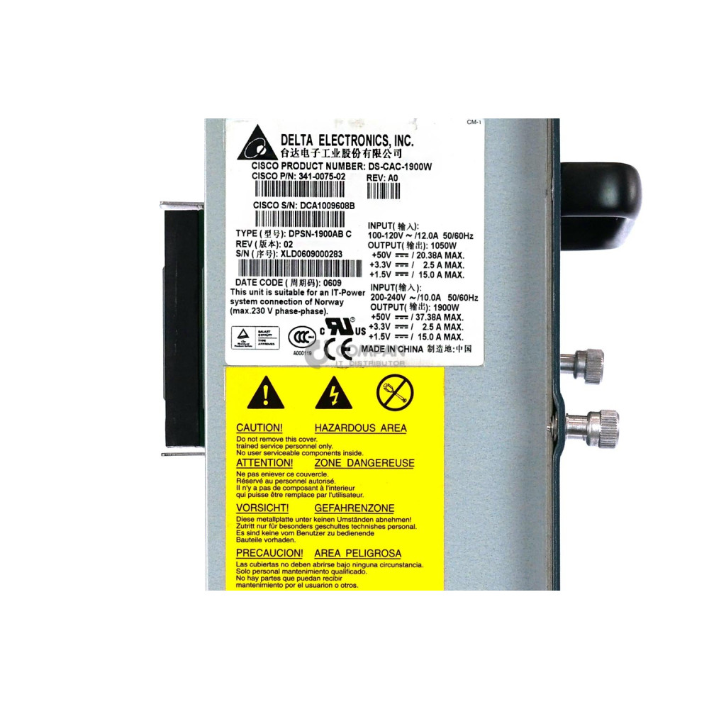 DS-CAC-1900W CISCO 1900W AC POWER SUPPLY FOR CISCO MDS 9506